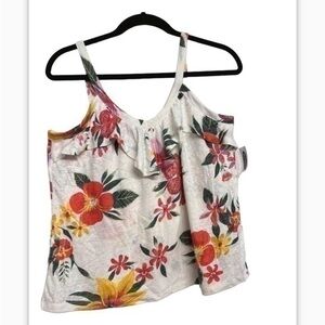 Old Navy Summer Floral Tank Top XS